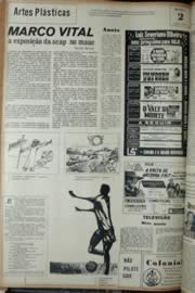 Página do jornal Unitário de março de 1972