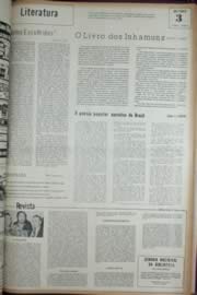 Página do jornal Unitário de março de 1972