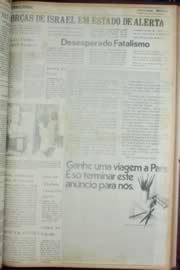 Página do jornal Unitário de março de 1972