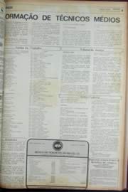 Página do jornal Unitário de março de 1972