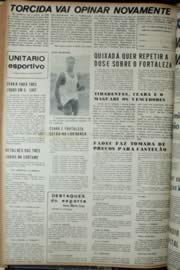 Página do jornal Unitário de março de 1972
