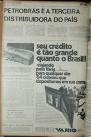 Página do jornal Unitário de março de 1972