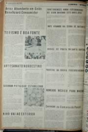 Página do jornal Unitário de março de 1972