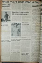 Página do jornal Unitário de março de 1972
