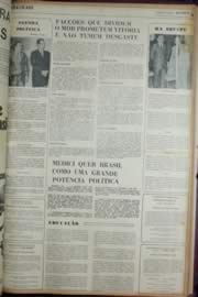 Página do jornal Unitário de março de 1972