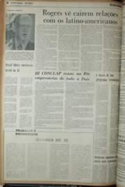 Página do jornal Unitário de março de 1972