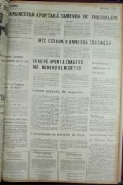 Página do jornal Unitário de março de 1972