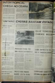 Página do jornal Unitário de março de 1972
