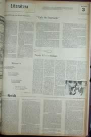 Página do jornal Unitário de março de 1972