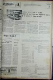 Página do jornal Unitário de março de 1972
