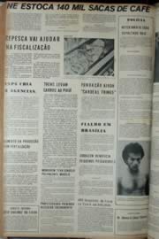 Página do jornal Unitário de março de 1972