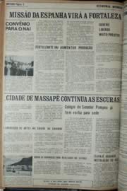Página do jornal Unitário de março de 1972