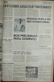 Página do jornal Unitário de março de 1972