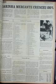 Página do jornal Unitário de março de 1972