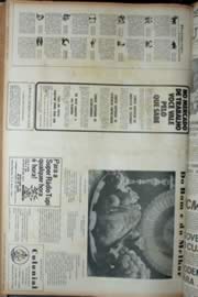 Página do jornal Unitário de março de 1972