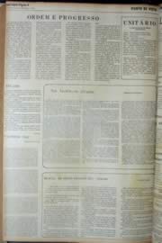 Página do jornal Unitário de março de 1972