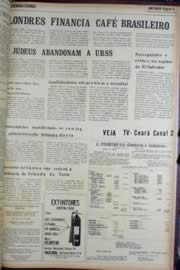 Página do jornal Unitário de março de 1972
