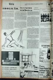 Página do jornal Unitário de abril de 1972