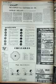 Página do jornal Unitário de abril de 1972