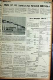 Página do jornal Unitário de abril de 1972