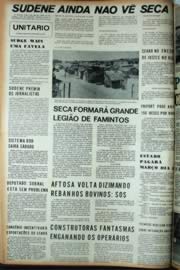 Página do jornal Unitário de abril de 1972