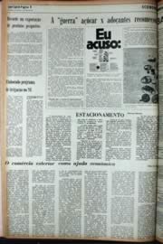 Página do jornal Unitário de abril de 1972