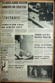 Página do jornal Unitário de abril de 1972