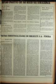 Página do jornal Unitário de abril de 1972