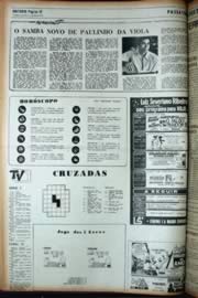 Página do jornal Unitário de abril de 1972