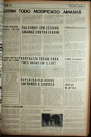 Página do jornal Unitário de abril de 1972