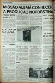 Página do jornal Unitário de abril de 1972