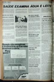 Página do jornal Unitário de abril de 1972