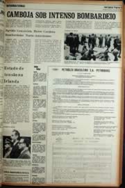 Página do jornal Unitário de abril de 1972