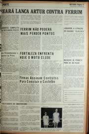 Página do jornal Unitário de abril de 1972