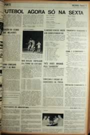 Página do jornal Unitário de abril de 1972