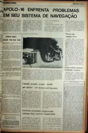 Página do jornal Unitário de abril de 1972