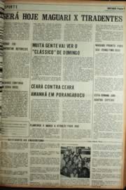 Página do jornal Unitário de abril de 1972