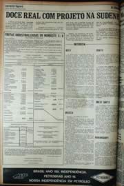Página do jornal Unitário de abril de 1972