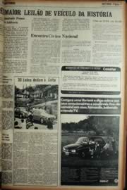 Página do jornal Unitário de abril de 1972