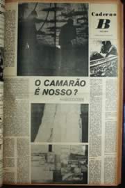 Página do jornal Unitário de abril de 1972