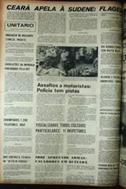 Página do jornal Unitário de abril de 1972