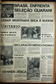 Página do jornal Unitário de abril de 1972