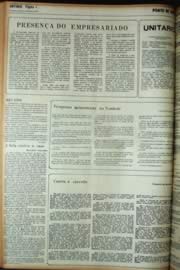 Página do jornal Unitário de abril de 1972