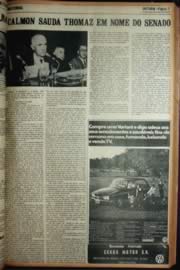 Página do jornal Unitário de abril de 1972