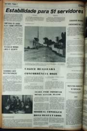 Página do jornal Unitário de abril de 1972