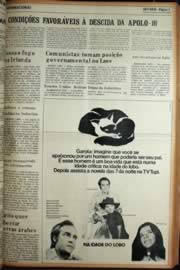 Página do jornal Unitário de abril de 1972