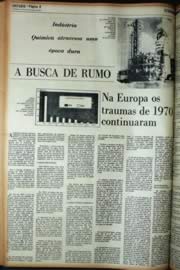 Página do jornal Unitário de abril de 1972