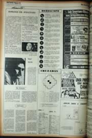Página do jornal Unitário de abril de 1972