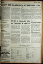 Página do jornal Unitário de abril de 1972