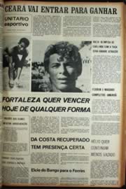 Página do jornal Unitário de abril de 1972